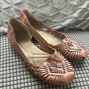 Naturalizer Size 10 Woven Leather Flats